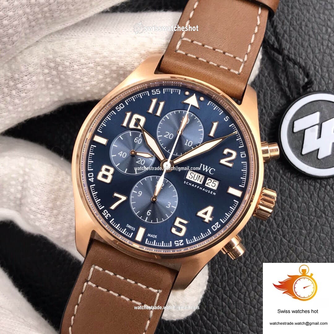 IWC Pilot IW377721 ZF Factory Blue Dial 3