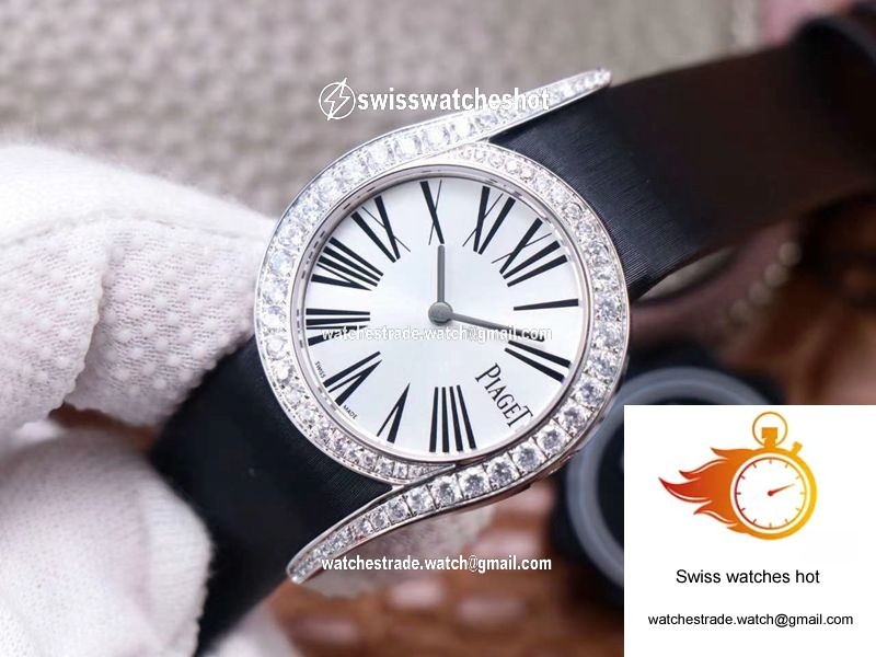 Piaget Limelight Gala Quartz Watch G0A42150 ZF Factory White Gold Diamond 3