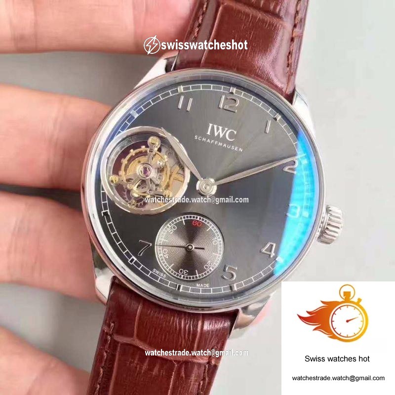 IWC Portugieser Tourbillon IW546301 YL Factory Gray Dial 3