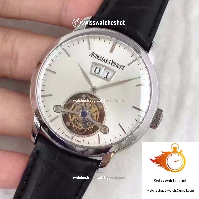 Audemars Piguet Audemars Tourbillon Grande Date 26559 White Dial 3