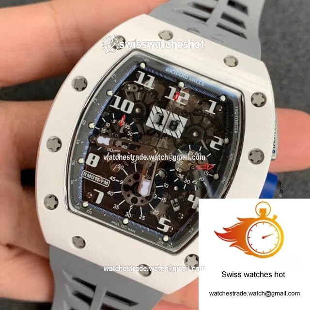 Richard Mille RM-011 KV Factory White Ceramic Case 3