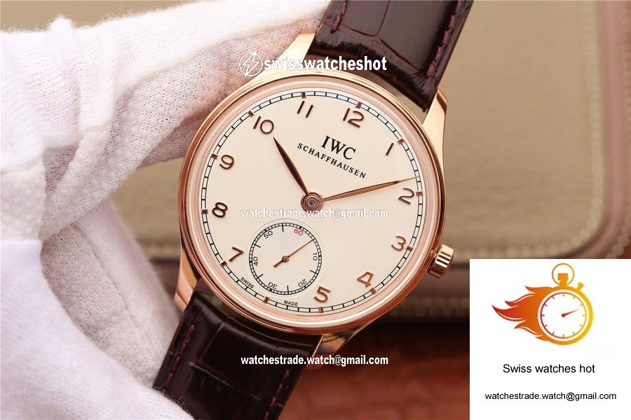 IWC Portuguese IW545409 ZF Factory Rose Gold White Dial 3