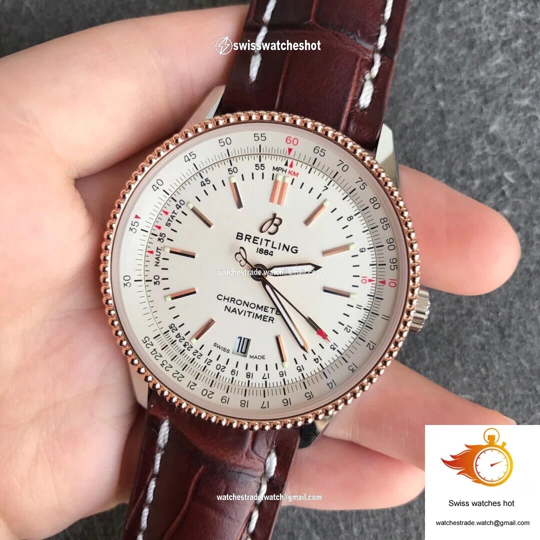 Breitling Navitimer 1 U17326211G1P2 V7 Factory Cowhide Strap 3