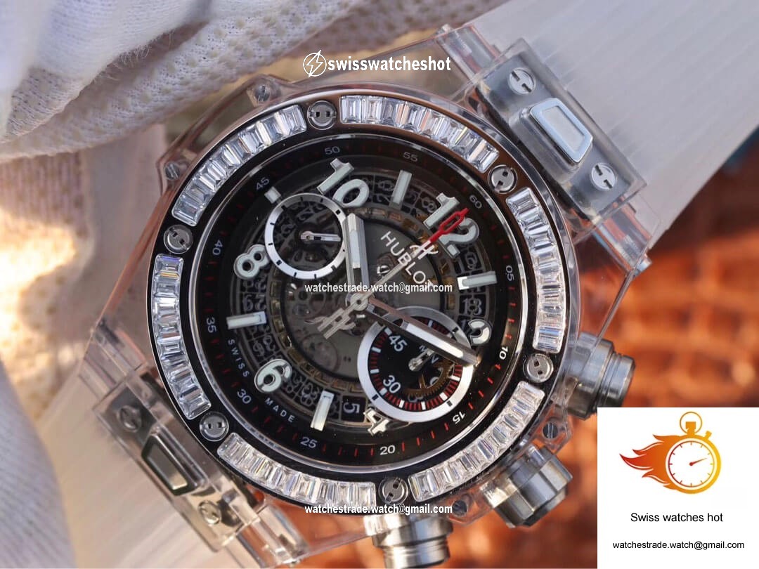 Hublot Big Bang 411.JX.4802.RT Diamond Bezel Hollow Dial 3