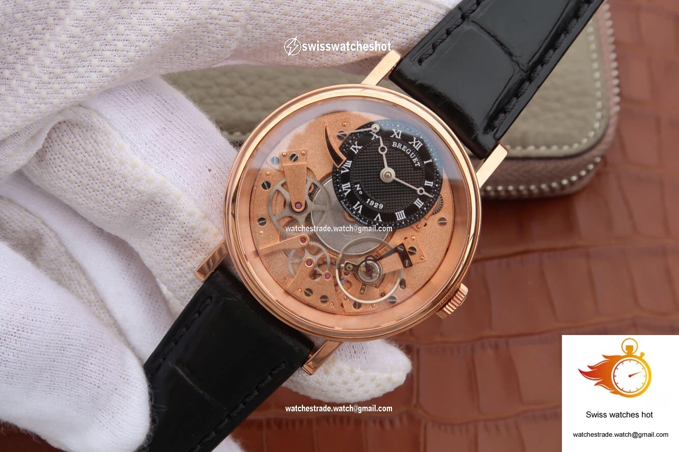 Breguet Tradition 7057BR/R9/9W6 Rose Gold Skeleton Dial 3