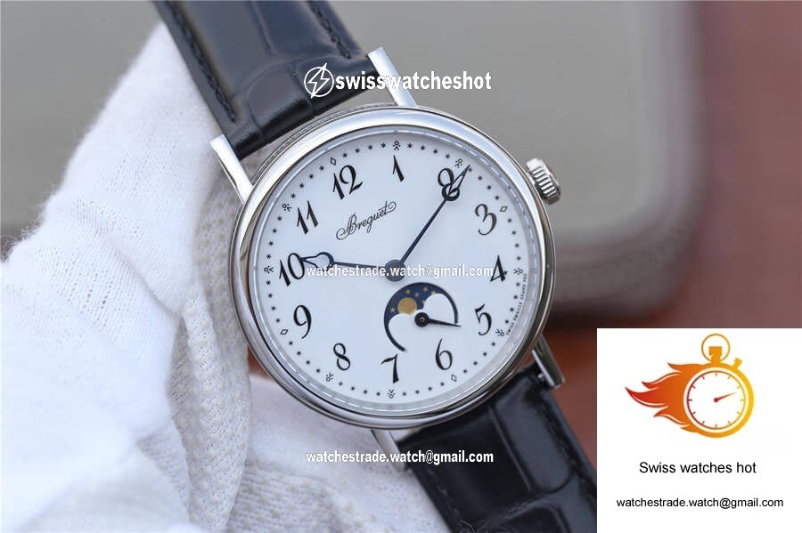 Breguet Classique Moonphase 9087BB/29/964 TW Factory White Dial 3