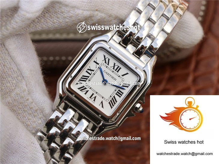 Cartier Panthere De Medium Ladies WSPN0007 GF Factory Silver Dial 3