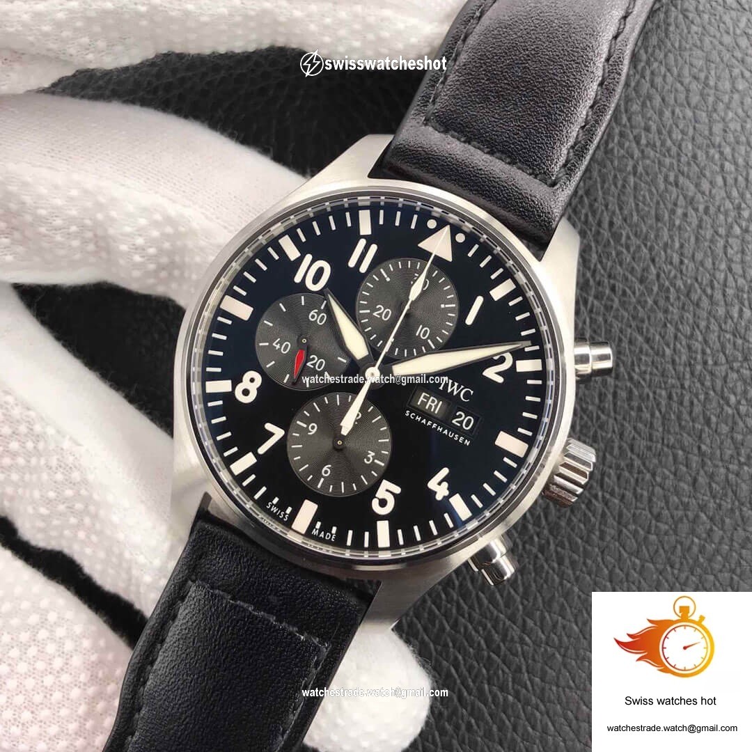 IWC Pilot IW377709 ZF Factory Black Dial 3
