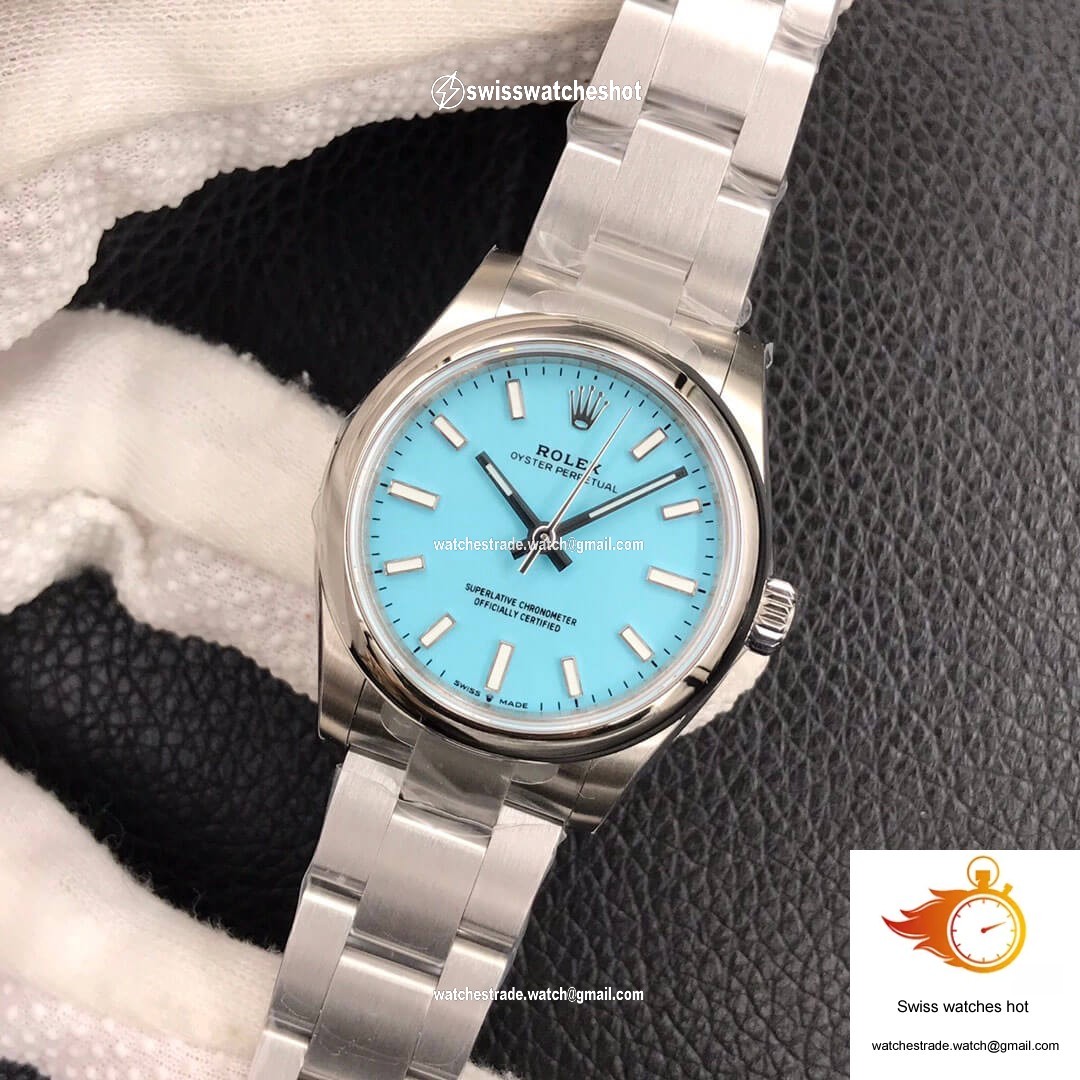 Rolex Oyster Perpetual M277200-0007 31MM EW Factory Turquoise Blue Dial 3