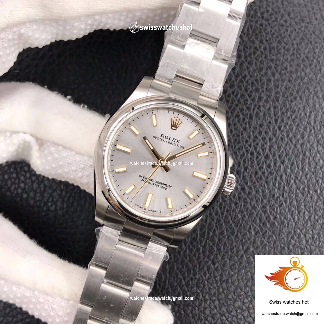 Rolex Oyster Perpetual M277200-0001 31MM EW Factory Silver Dial 3