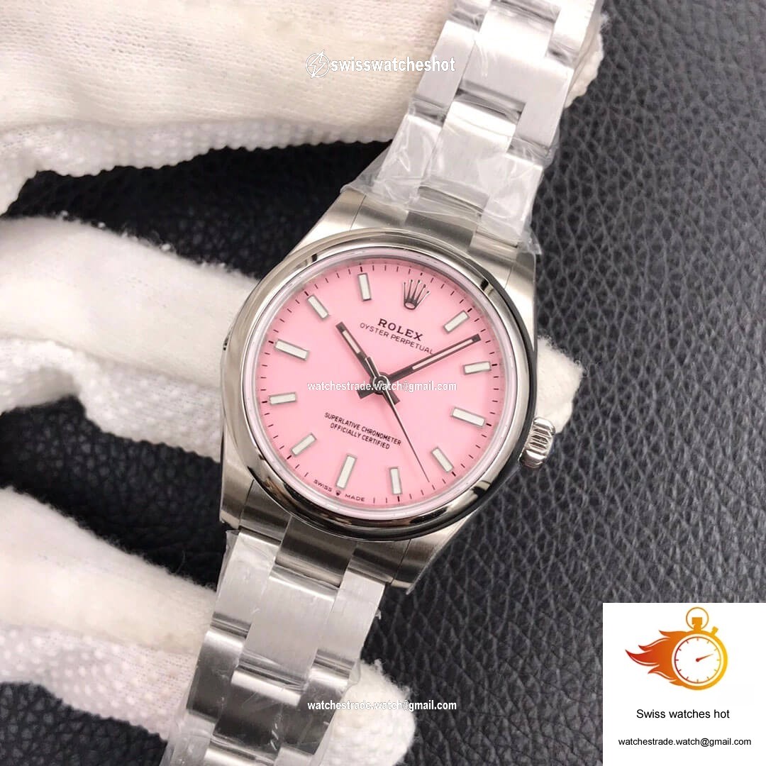 Rolex Oyster Perpetual M277200-0009 31MM EW Factory Candy Pink Dial 3