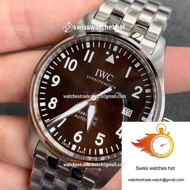 IWC Pilot IW327013 V7 Factory Brown Dial 3