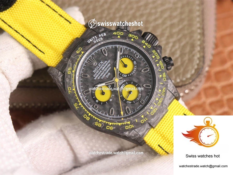 Rolex Daytona Diw Retrofit Version WWF Factory Carbon Fiber Pattern 3