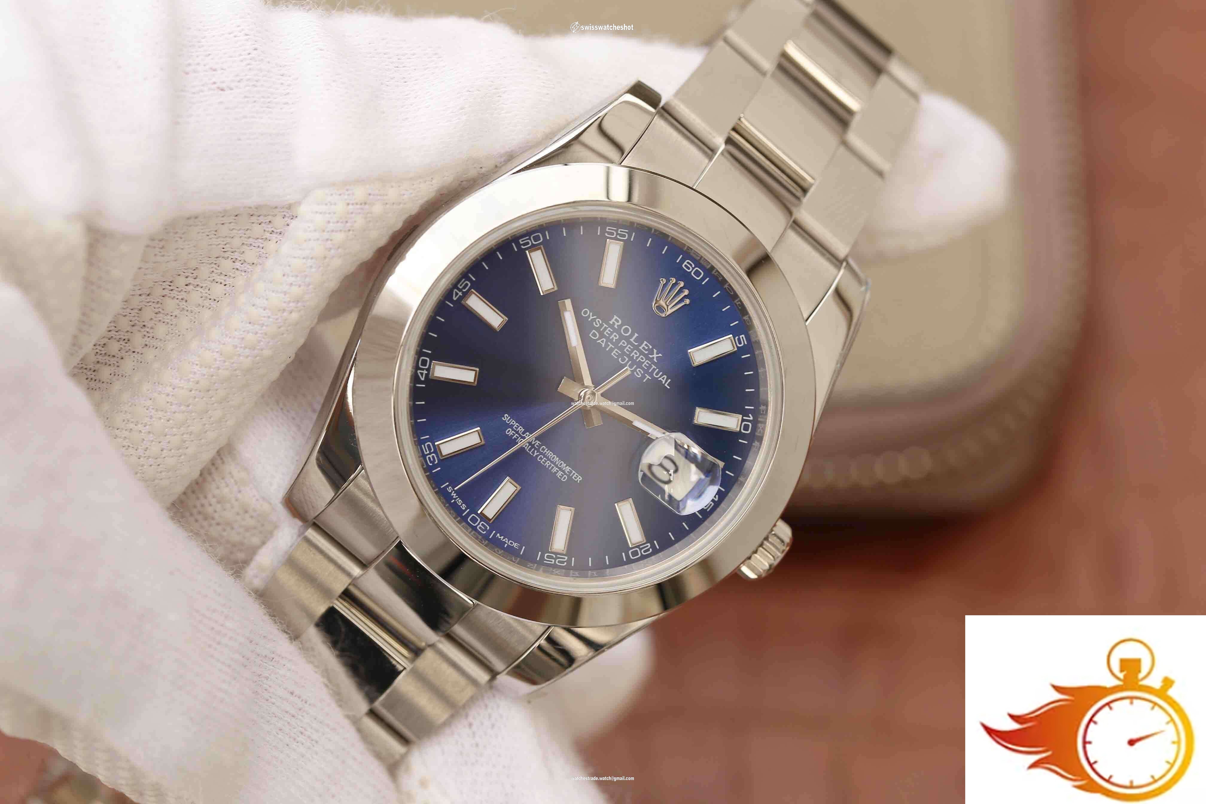 Rolex Datejust M126300-0001 EW Factory Blue Dial 3
