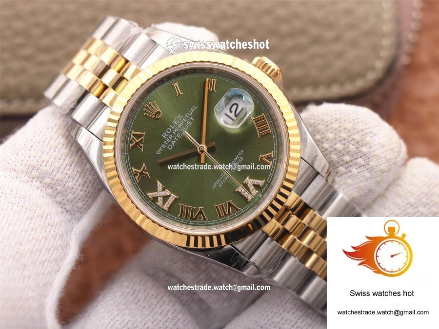 Rolex Datejust M126233-0025 EW Factory Olive Green Dial 3