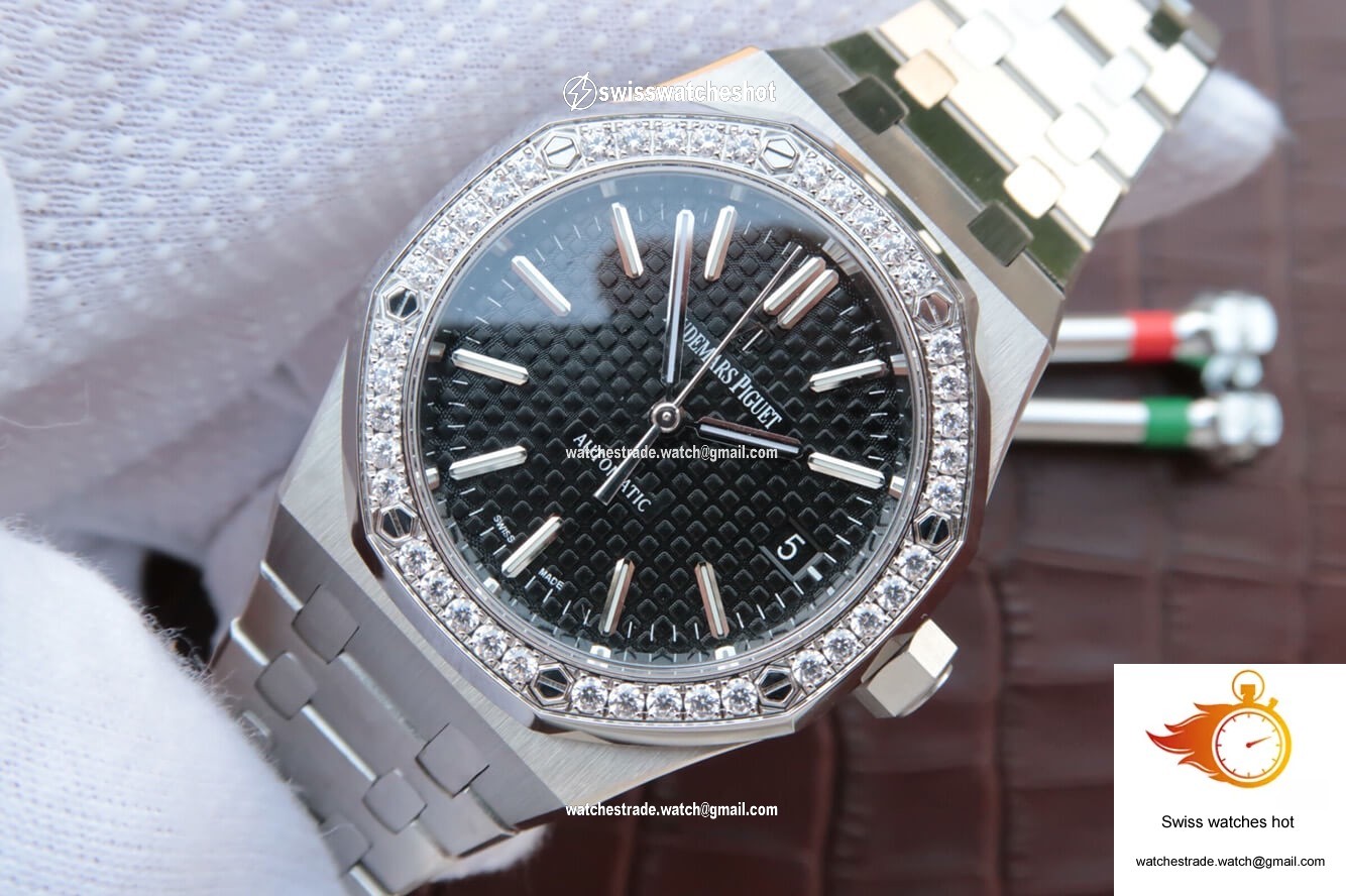 Audemars Piguet Royal Oak 15400/15450 Couple Watch JF Factory Black Dial 3
