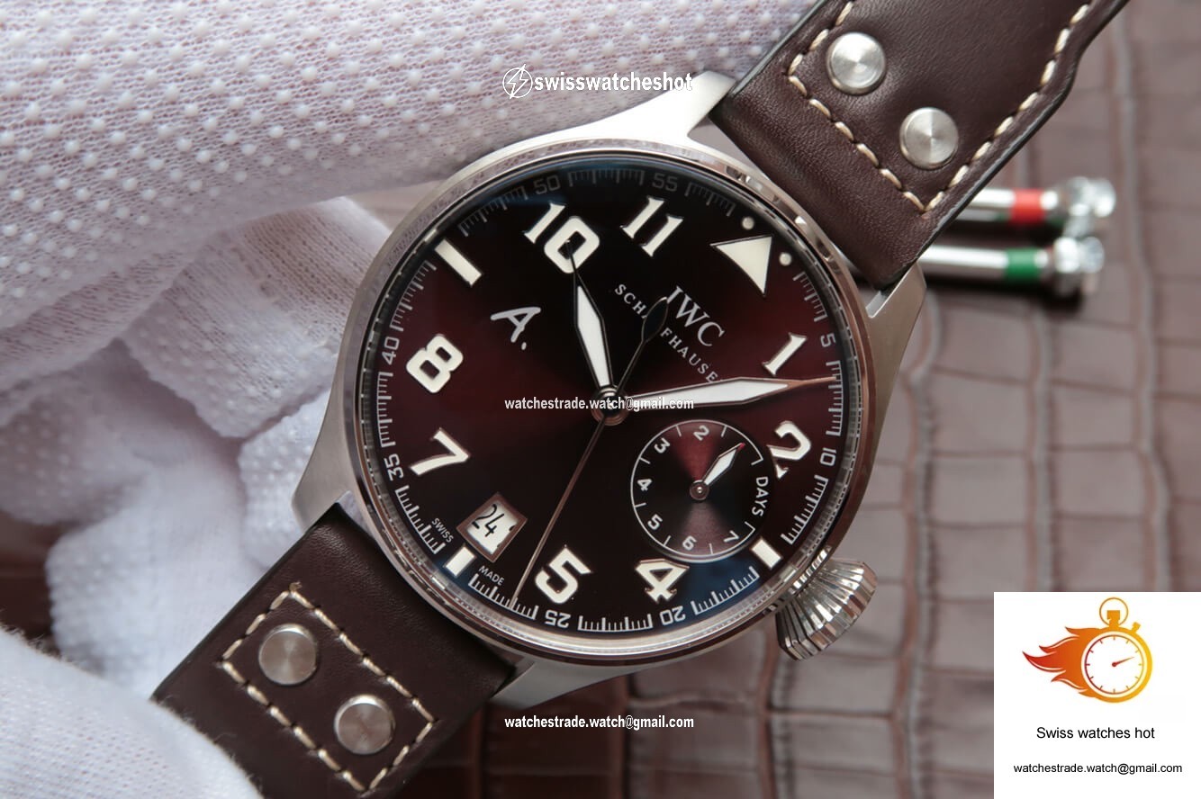 IWC Pilot IW500422 ZF Factory Brown Dial 3
