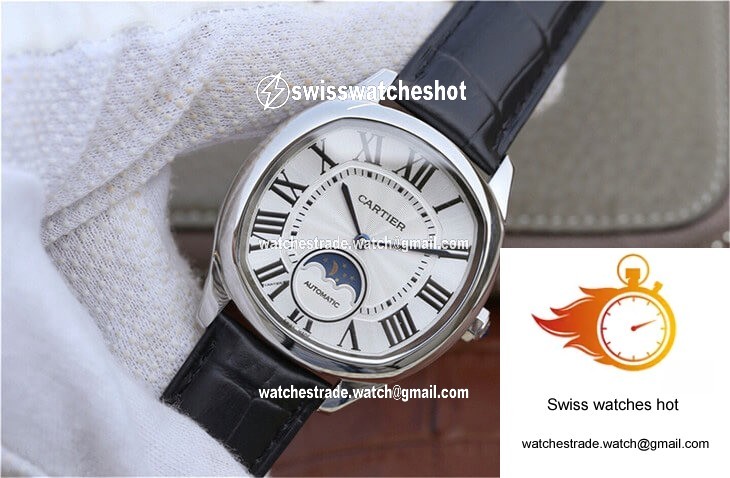 Drive De Cartier Moonphase WSNM0008 Silver Dial 3