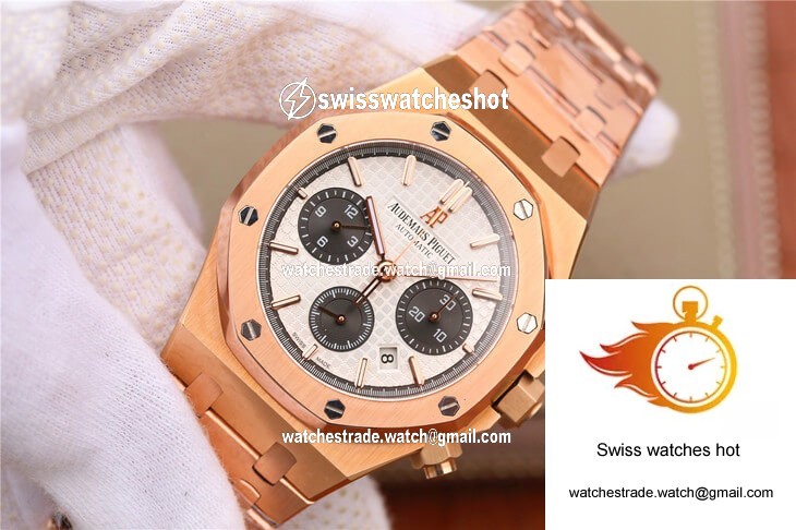Audemars Piguet Royal Oak 26331 OM Factory Rose Gold White Dial 3