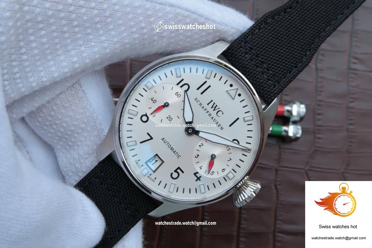 IWC Pilot 3777 Limited Edition ZF Factory White Dial 3