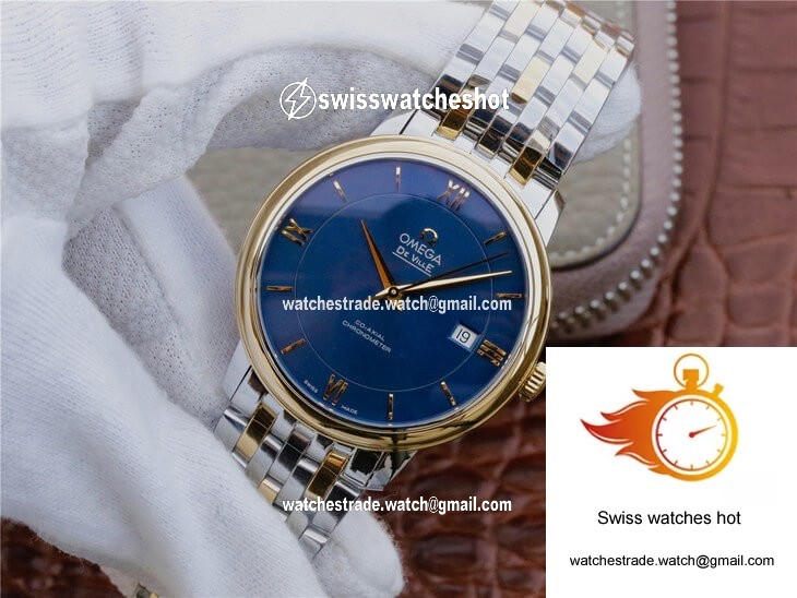 Omega De Ville 424.20.37.20.03.001 TW Factory Blue Dial 3