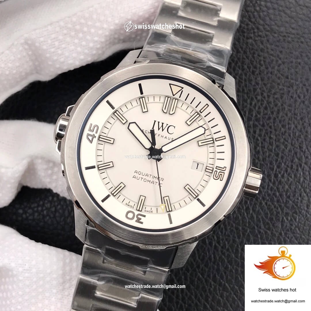 IWC Aquatimer IW329004 V6 Factory Silver White Dial 3
