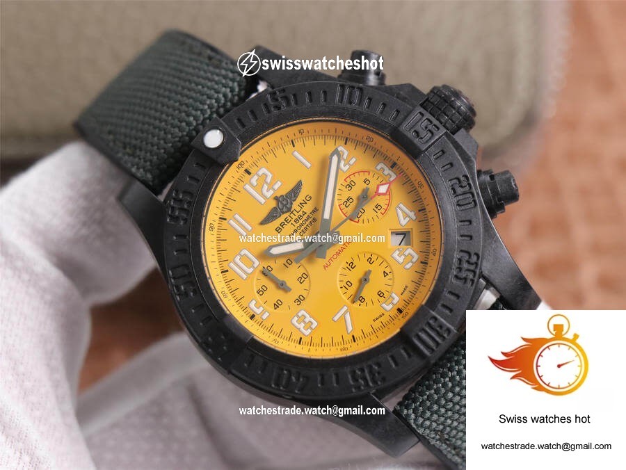 Breitling Avenger Hurricane 12H XB0180E41I1W1 GF Factory V2 Yellow Dial 3