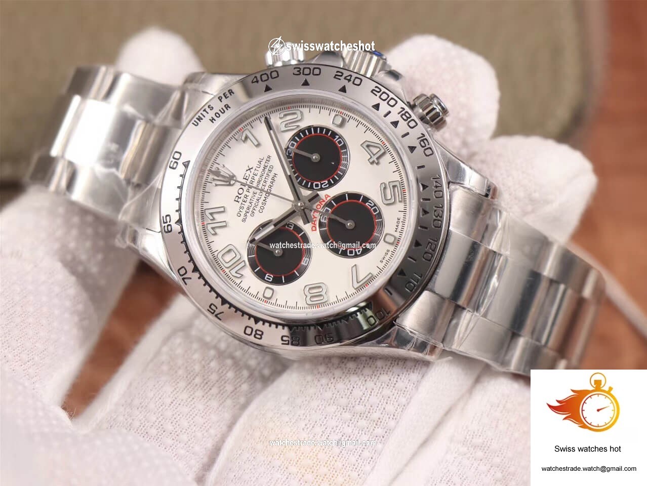 Rolex Daytona Cosmograph 116509 JH Factory White Dial 3