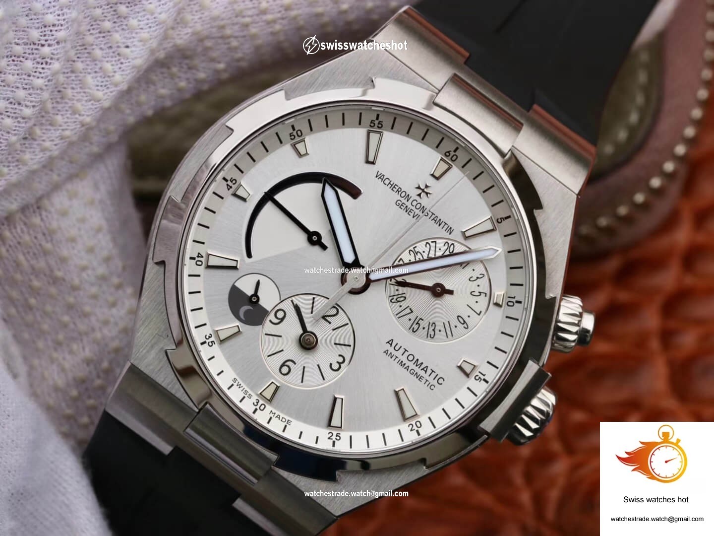 Vacheron Constantin Overseas 47450/B01A-9226 TWA Factory Rubber Strap 3