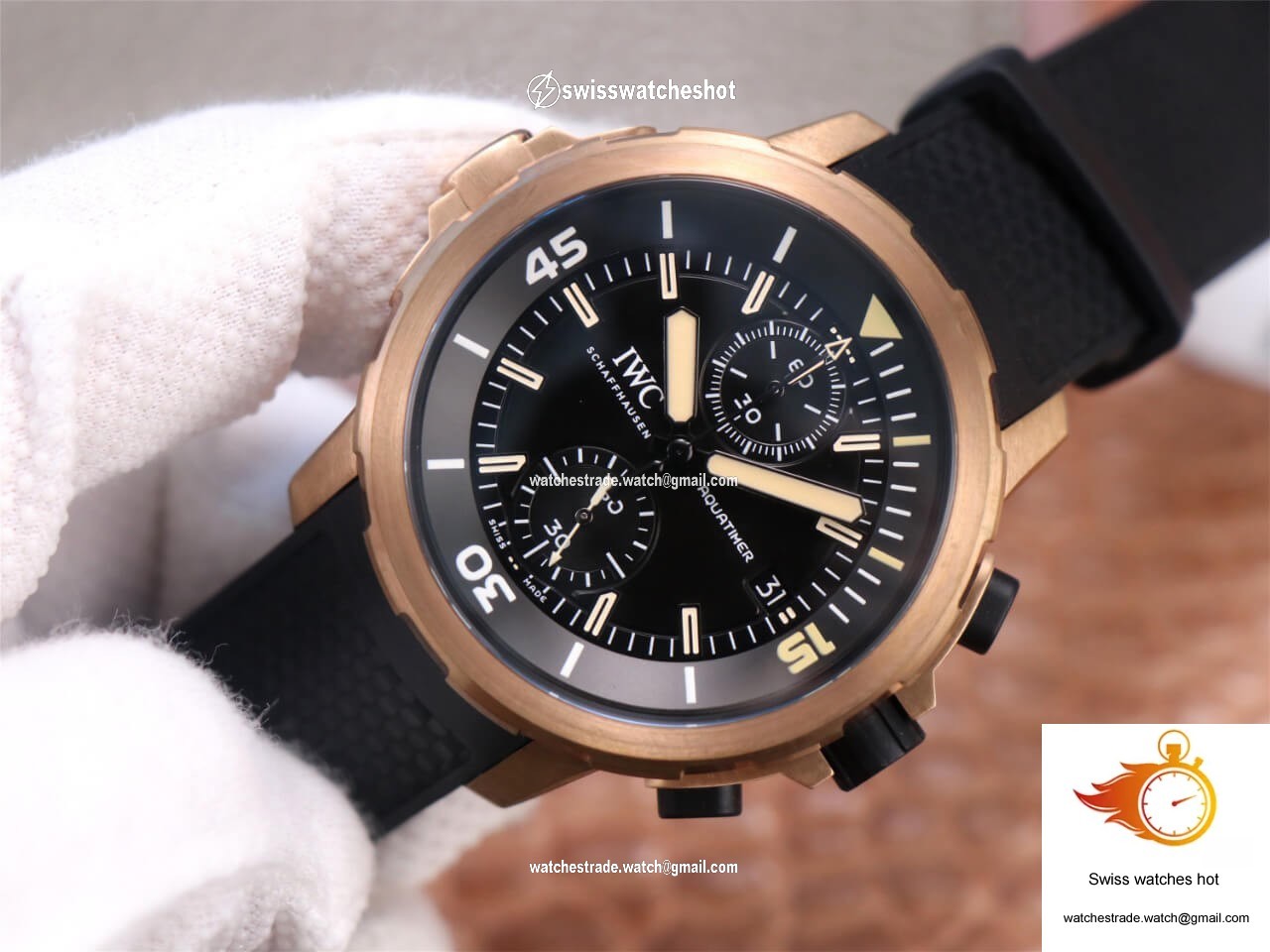 IWC Aquatimer IW379503 Darwin Adventure Tour Special Edition V6 Factory Black Dial 3