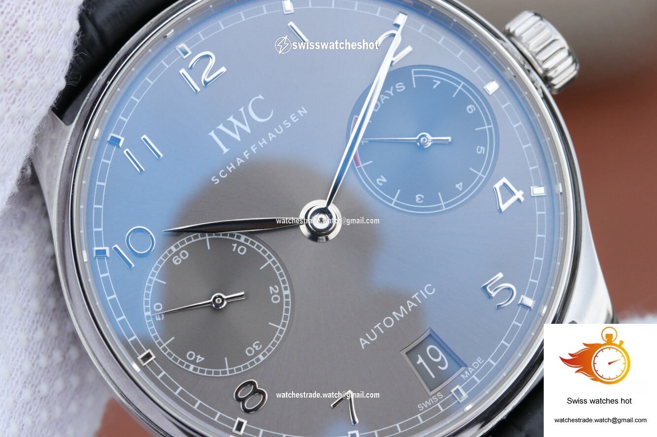 IWC Portuguese IW500705 ZF Factory V5 Light Gray Dial 3