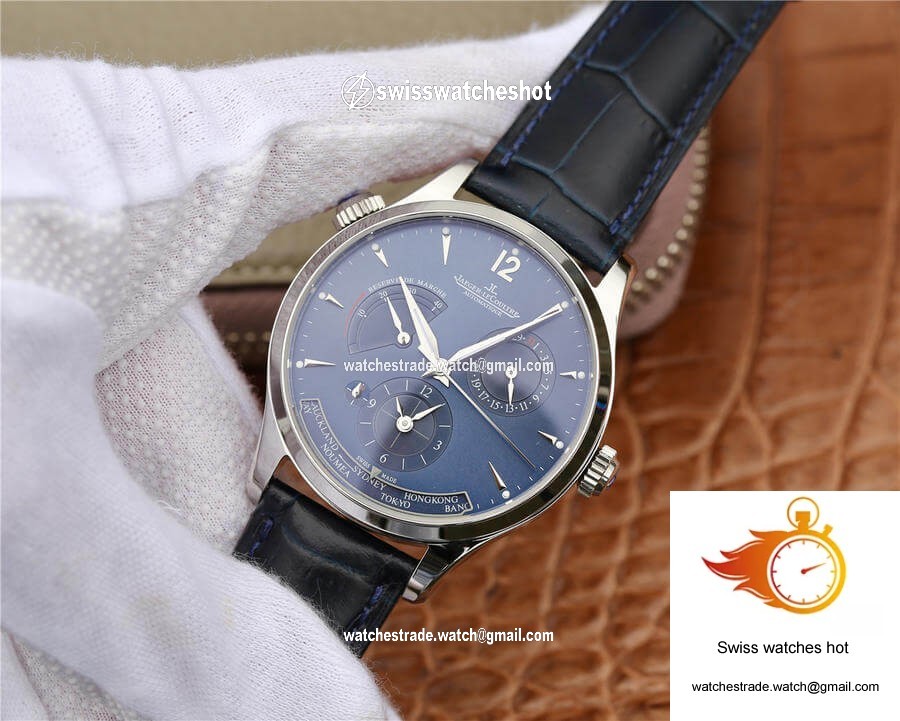 Jaeger LeCoultre Master 1422521 TWA Factory Blue Dial 3