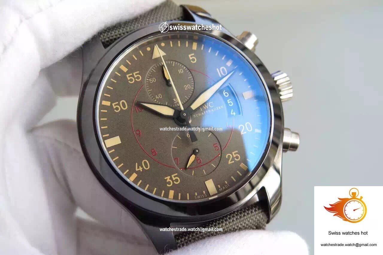 IWC Pilot IW388002 V6 Factory Charcoal Gray Dial 3