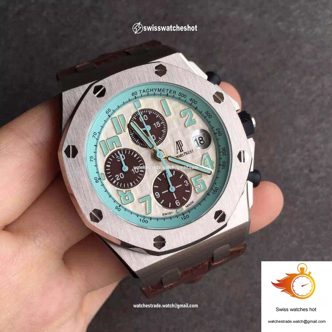 Audemars Piguet Royal Oak Offshore 26187ST.OO.D801CR.01 JF Factory White Dial 3