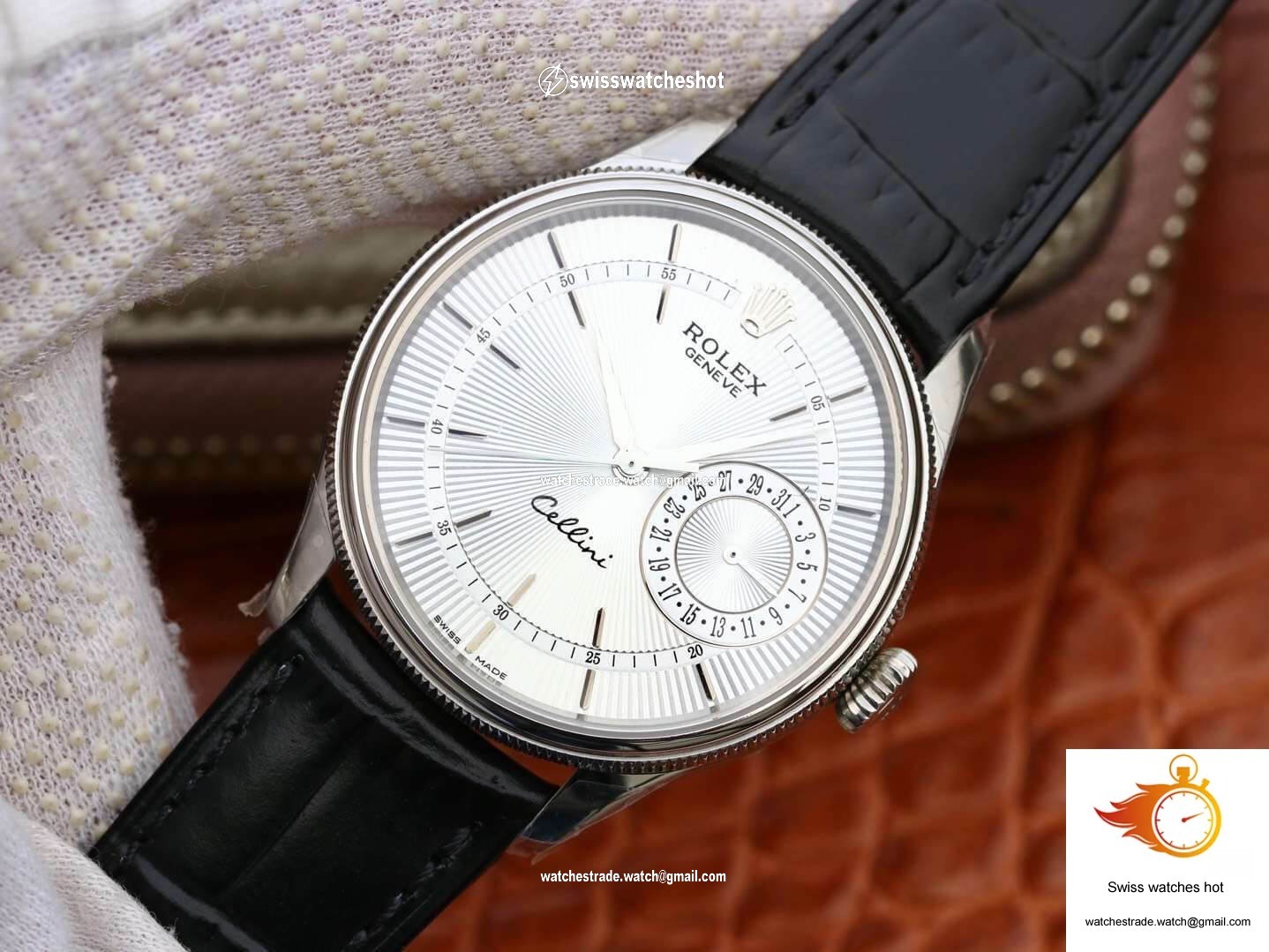 Rolex Celini Date M50519-0006 MKS Factory White Dial 3