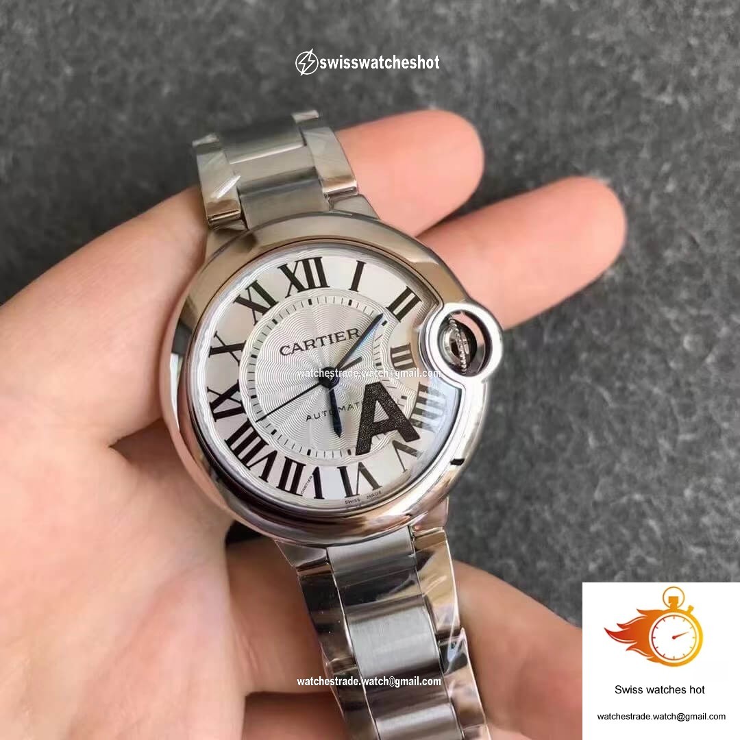 Ballon Bleu De Cartier 33MM W6920071 V6 Factory White Dial 3