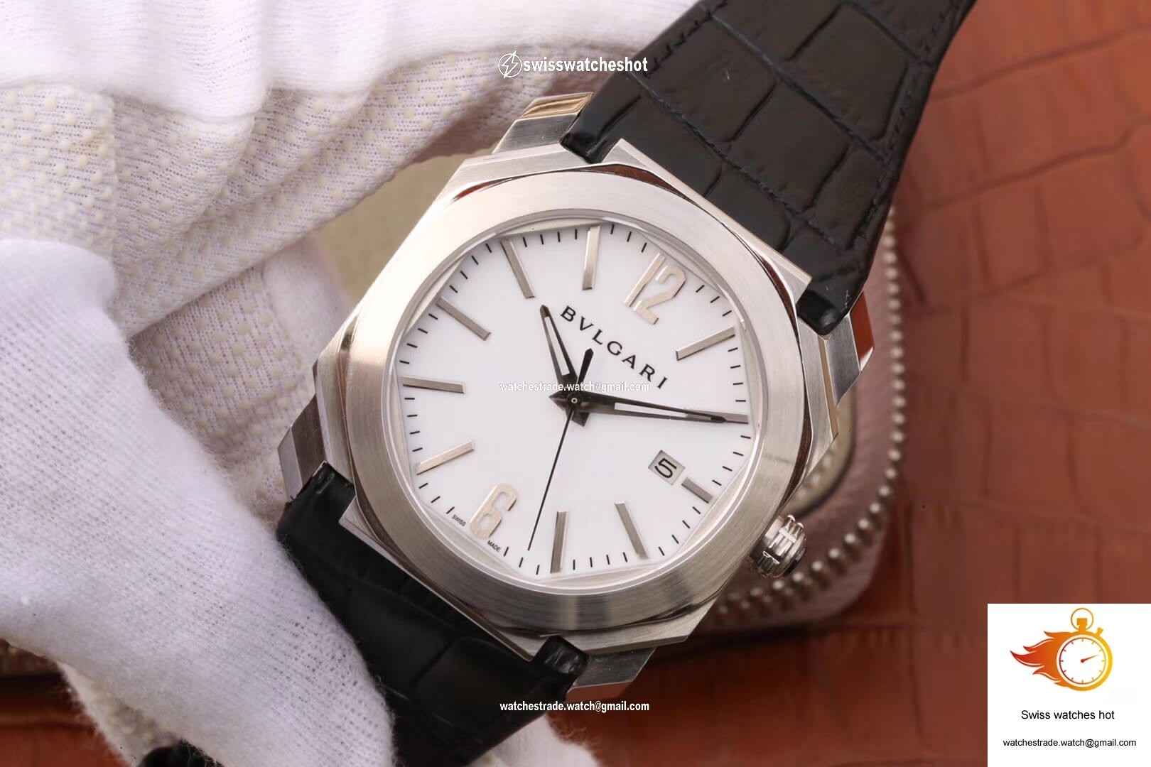 Bvlgari Octo 102779 OC41C6SLD White Dial 3