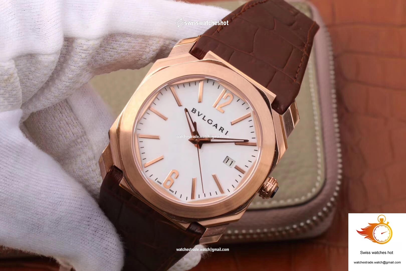 Bvlgari Octo 102119 BGOP38WGLD White Dial 3