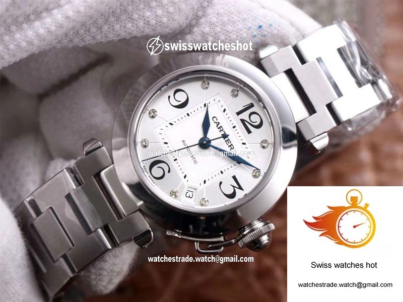 Cartier Pasha W31073M7 V9 Factory Silver Dial 3