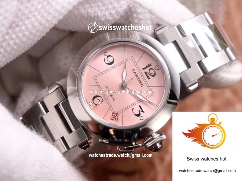 Cartier Pasha W31075M7 V9 Factory Pink Dial 3