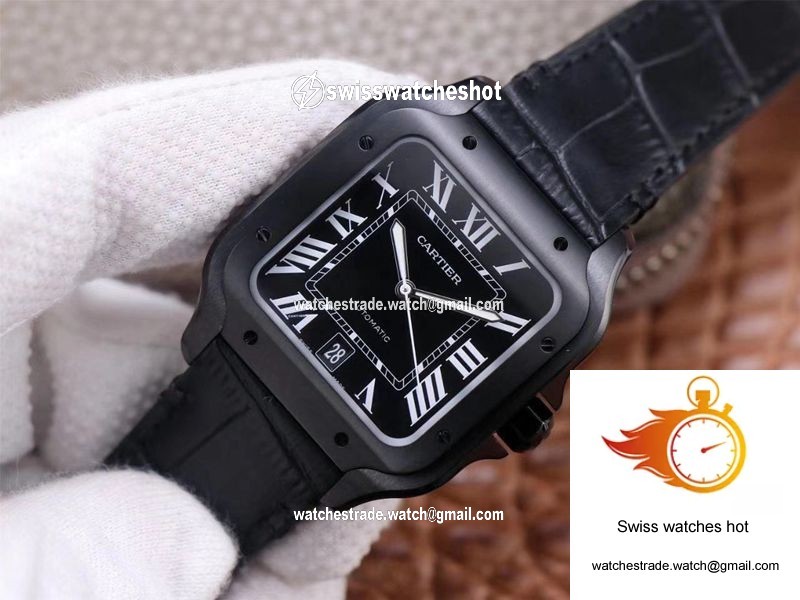 Cartier Santos WSSA0039 V6 Factory Carbon Plating 3