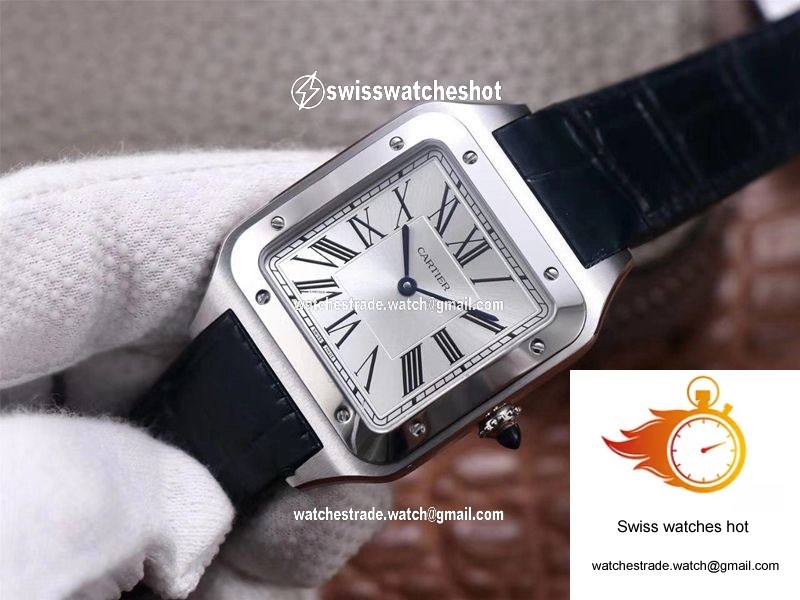 Cartier Santos Dumont WSSA0032 F1 Factory Silver Dial 3