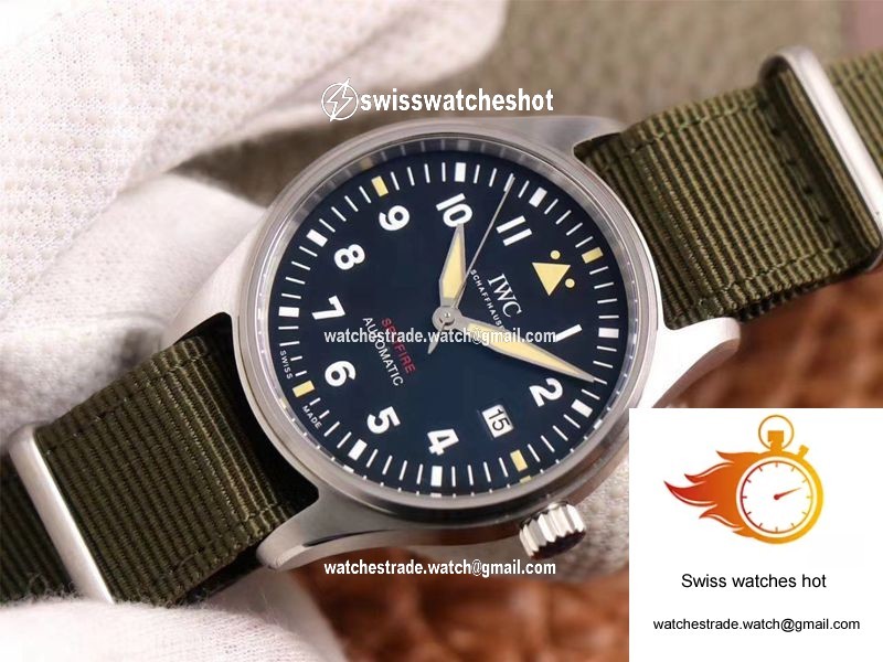 IWC Pilot Spitfire IW326801 MKS Factory Black Dial 3