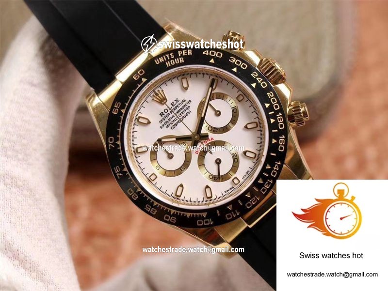 Rolex Daytona M116518LN-0041 Noob Factory White Dial 4130 Movement 3