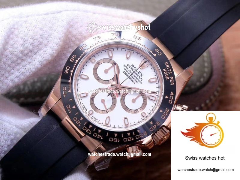 Rolex Daytona M116515LN-0019 Noob Factory White Dial 4130 Movement 3