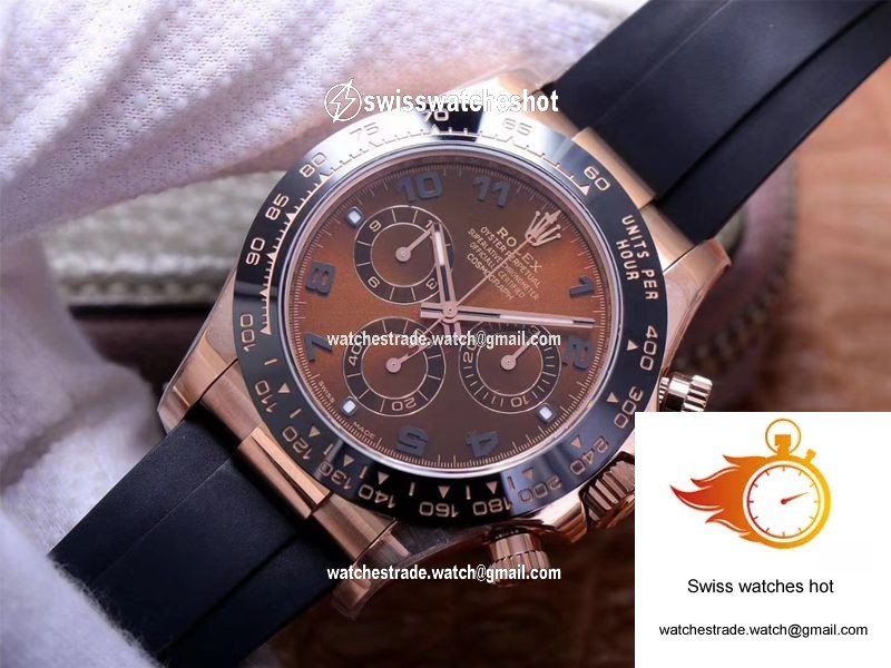 Rolex Daytona M116515LN-0015 Noob Factory Brown Dial 4130 Movement 3