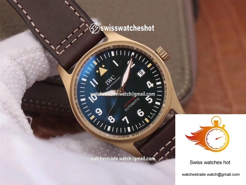 IWC Pilot Spitfire IW326802 MKS Factory Black Dial 3