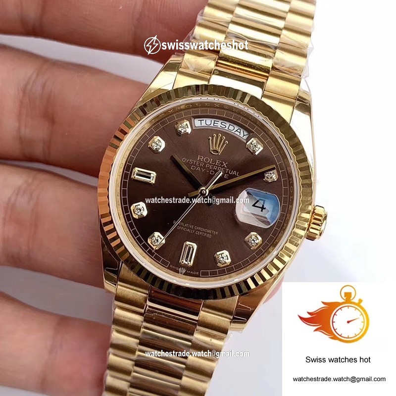 Rolex Day-Date M128238-0022 Yellow Gold EW Factory Gray Dial 3