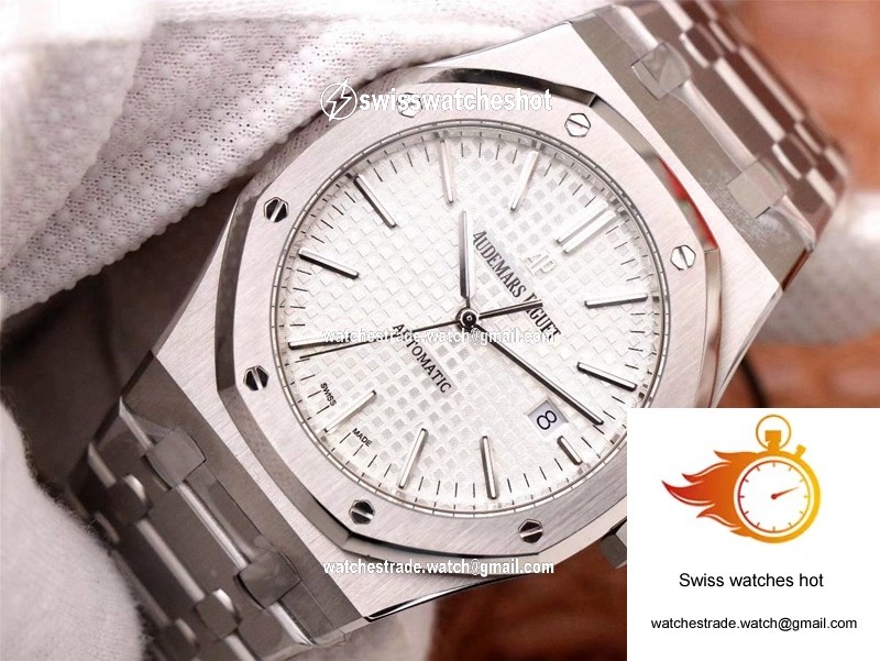 Audemars Piguet Royal Oak 15400ST.OO.1220ST.02 ZF Factory White Dial 3
