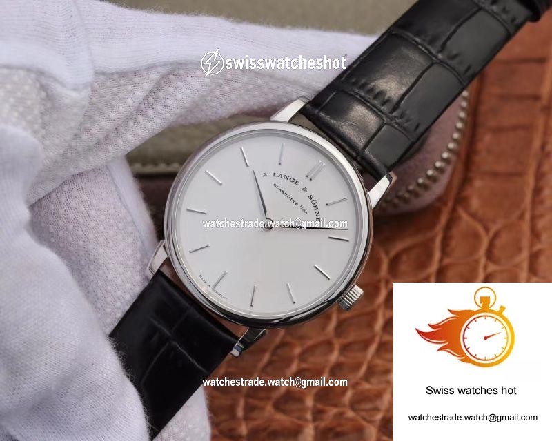 A. Lange & Sohne Saxonia Thin White Gold 201.027 SV Factory 3
